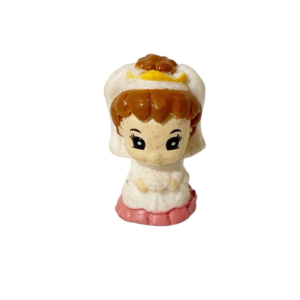 Blip Toys Squinkies Bride Wedding Dress Rubber Toy